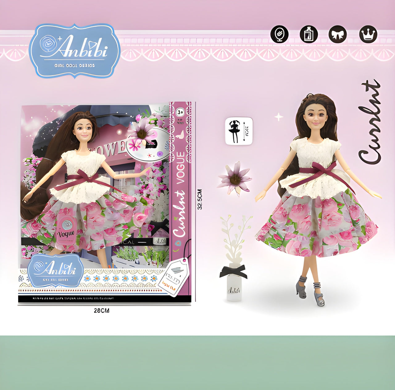 ANBIBI FLOWER DOLL FOR GIRLS