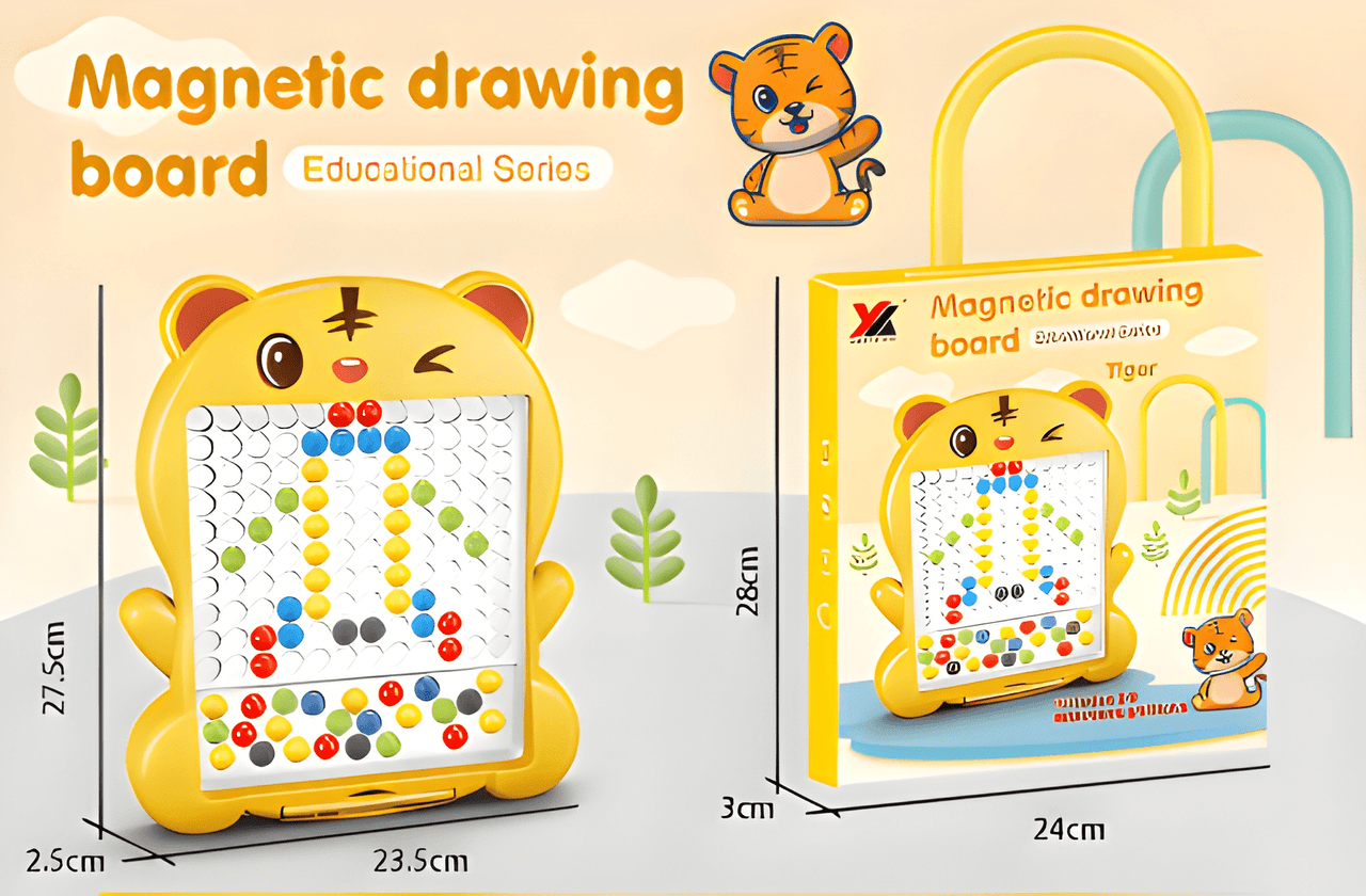 CUTE TIGER MAGNETIC DRAWING BOARD