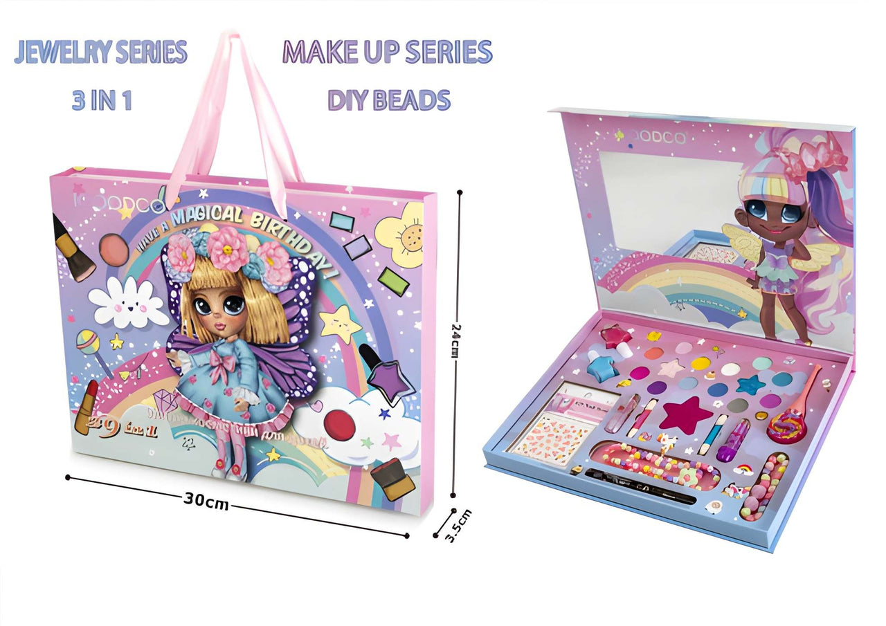 3 IN 1 JEWELRY & MAKE UP SERIES FOR GIRLS