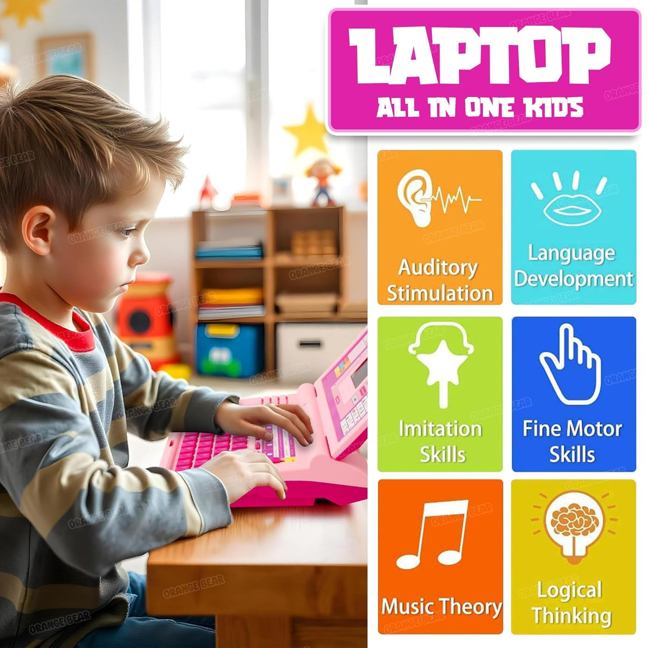 PRINCESS PINK LEARNING LAPTOP – MAGIC FUN FOR LITTLE GENIUSES