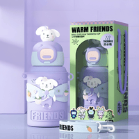 Thumbnail for CARTOON-THEMED INSULATED THERMOS WATER BOTTLE FOR KIDS ( PACK OF 1 )