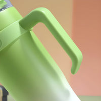 Thumbnail for GRADIENT TRAVEL TUMBLER WITH HANDLE & STRAW