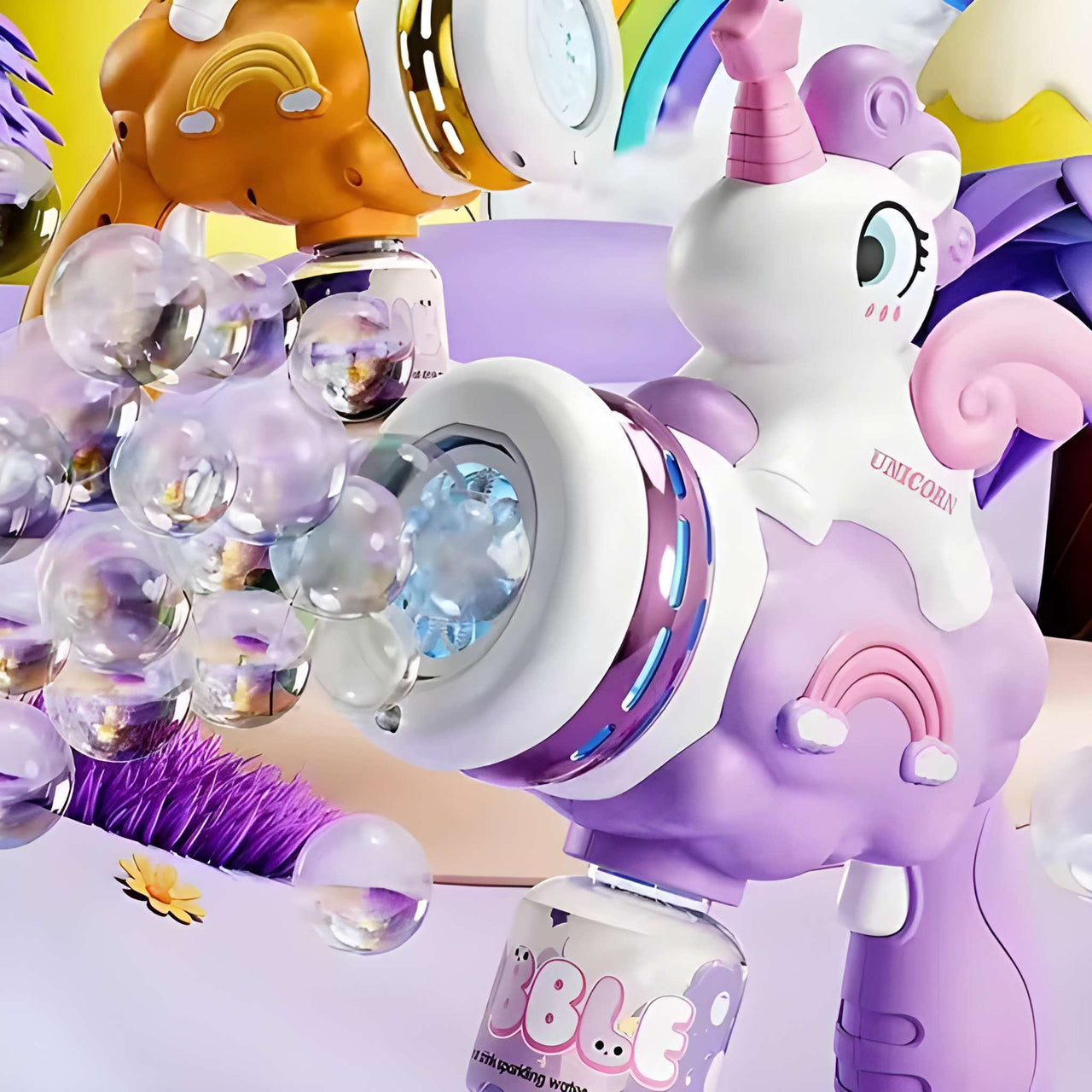 ELECTRIC STAY MAGICAL BUBBLE UNICORNS - LIGHTS MUSIC & FUN