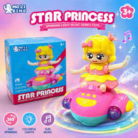 Thumbnail for STAR PRINCESS SPINNING LIGHT MUSIC TOY