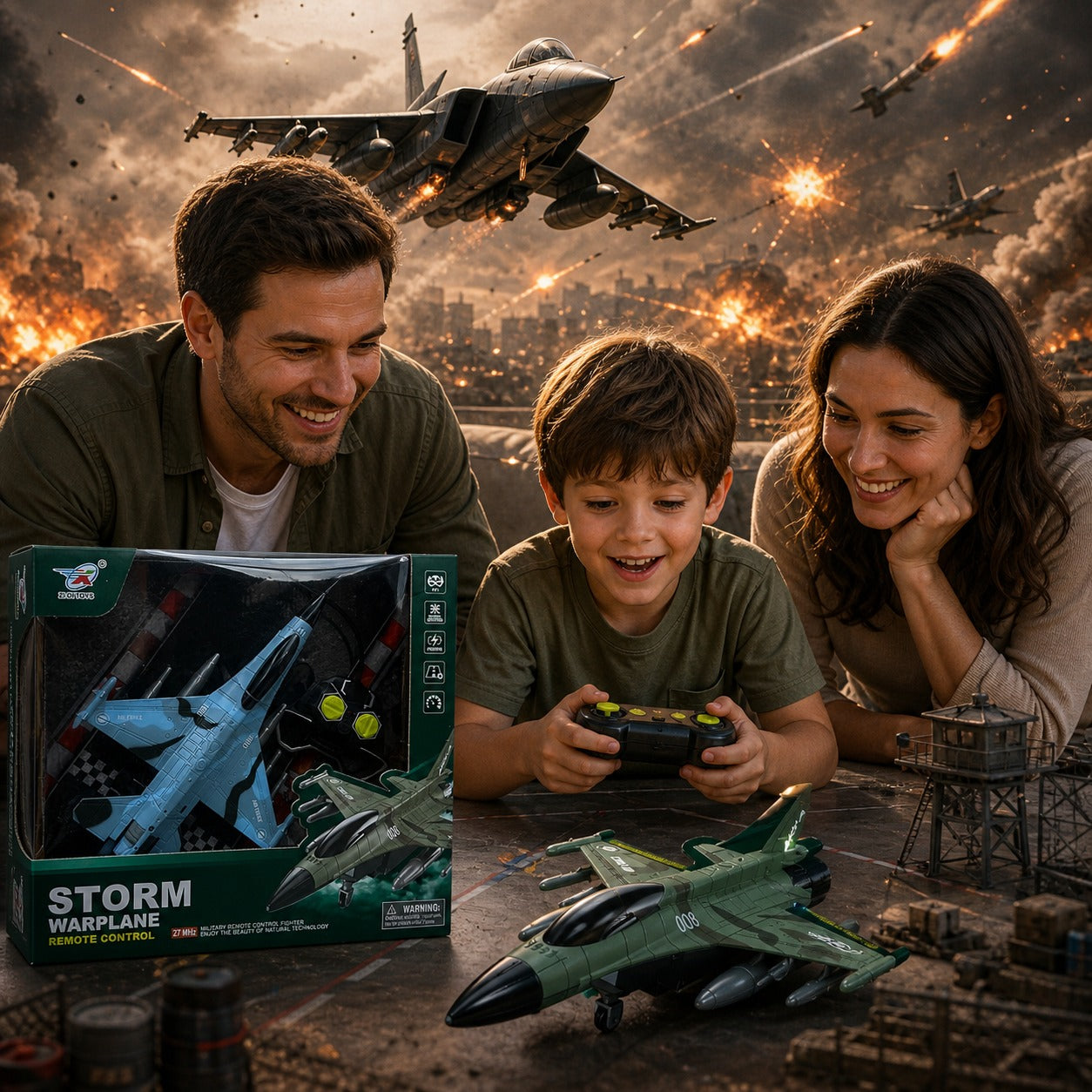 R-C SIMULATION STORM WARPLANE – REMOTE CONTROL FIGHTER JET