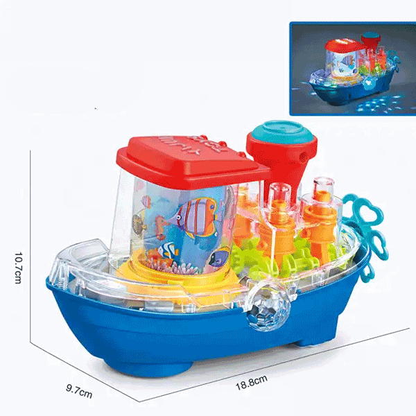 AUTOMATIC ROTATING GEAR BOARD WITH LIGHT & MUSIC