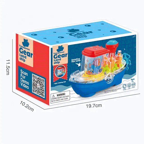 AUTOMATIC ROTATING GEAR BOARD WITH LIGHT & MUSIC