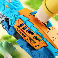 Thumbnail for 2 IN 1 DINOSAUR TRANSPORT TRUCK TRACK SET