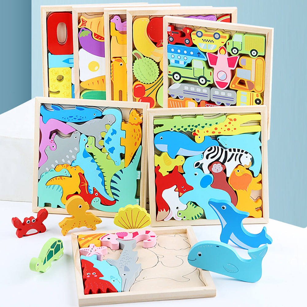 BIG SIZE 3D WOODEN PUZZLES GAMES