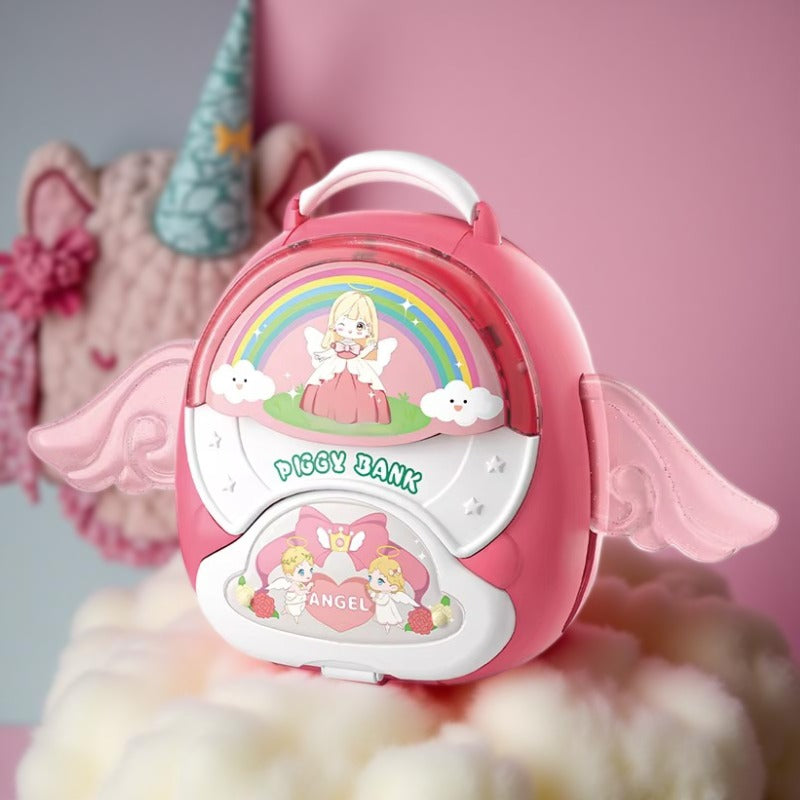 SPACE-THEMED PIGGY BANK MONEY SAVING BACK PACK