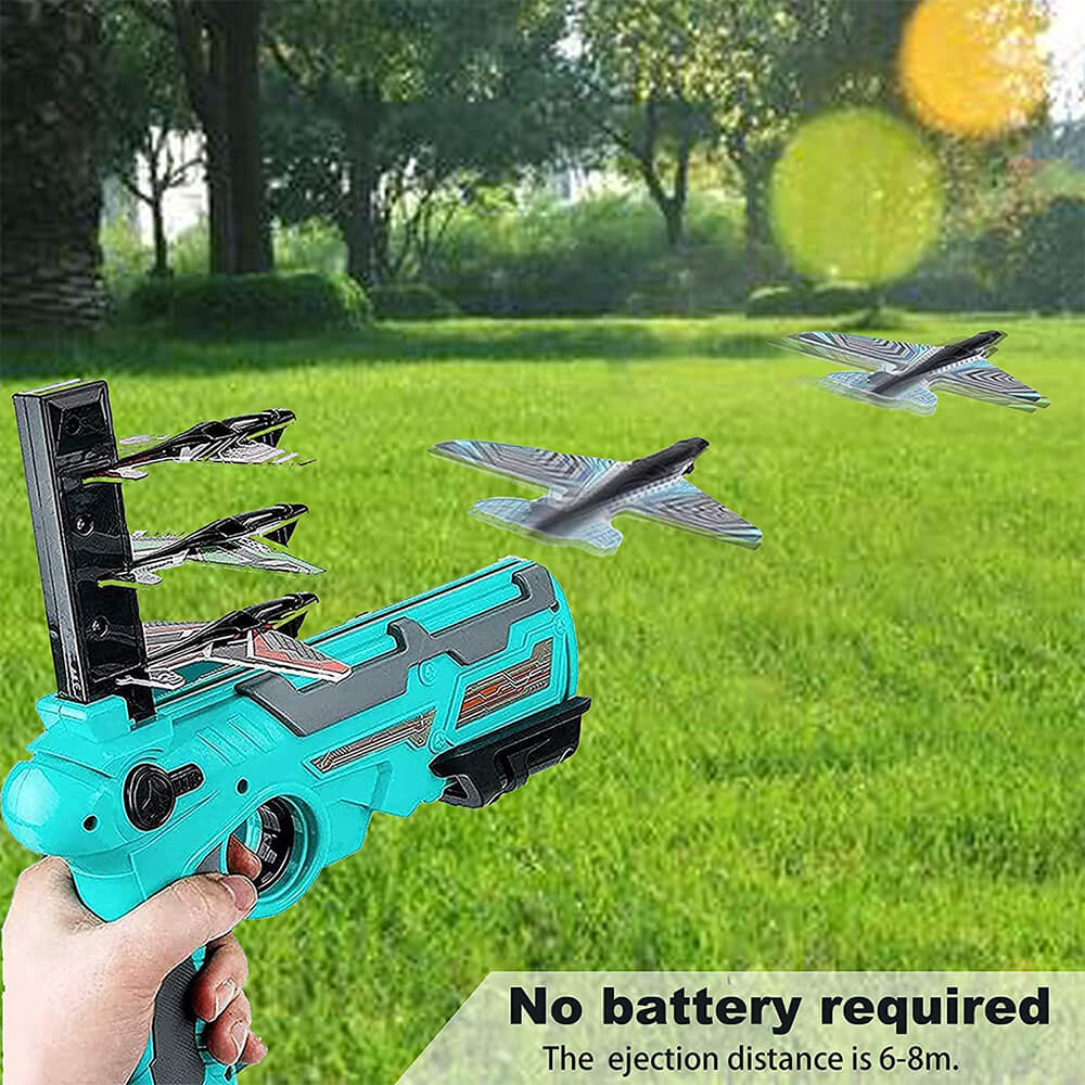 CATAPULT PLANE TOY GUN AIR BATTLE GAME