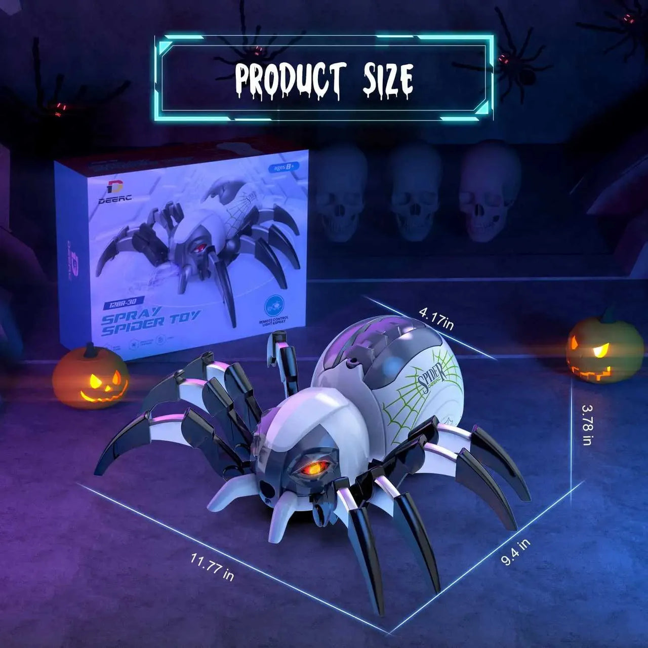 REMOTE CONTROL SPIDER ROBOT TOY