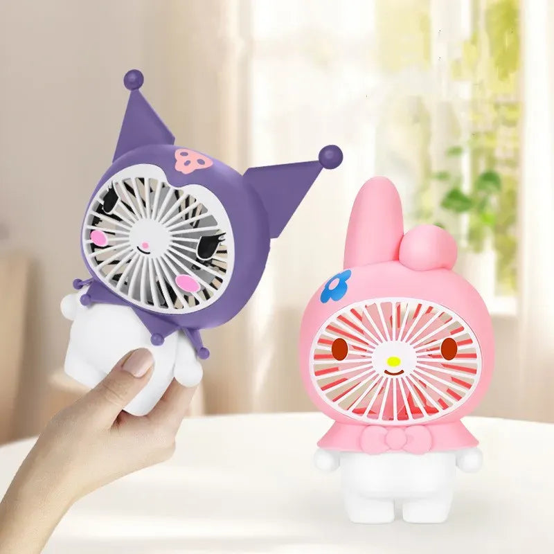 SANRIO HELLO KITTY KUROMI MY MELODY KAWAII MINI CARTOON USB FAN