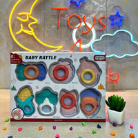 Thumbnail for BABY RATTLE SET AND TEETHER - 7 PCS