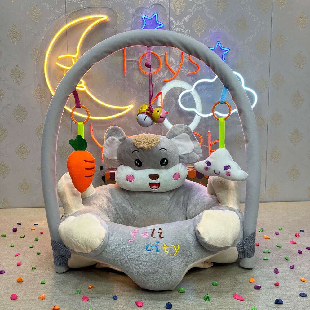 UNICORN BABY SEATER & TRAINER WITH RATTLES