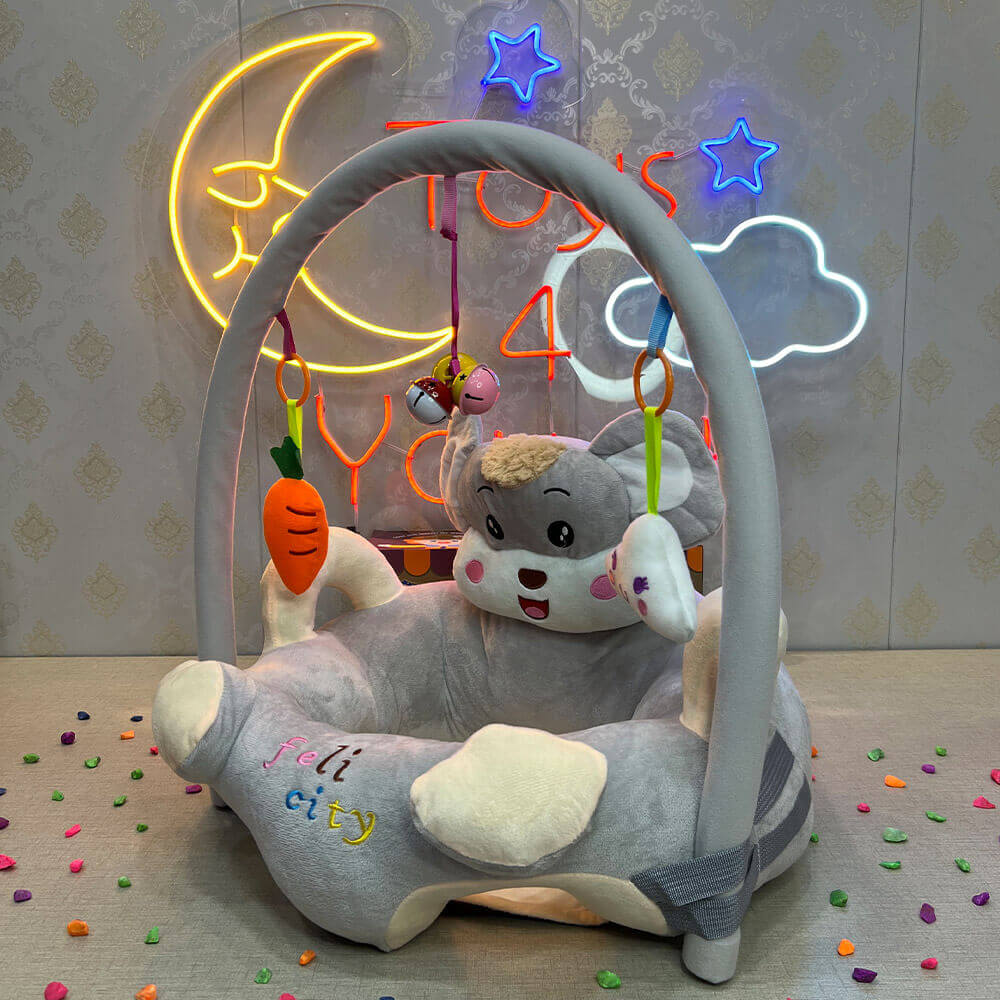 UNICORN BABY SEATER & TRAINER WITH RATTLES