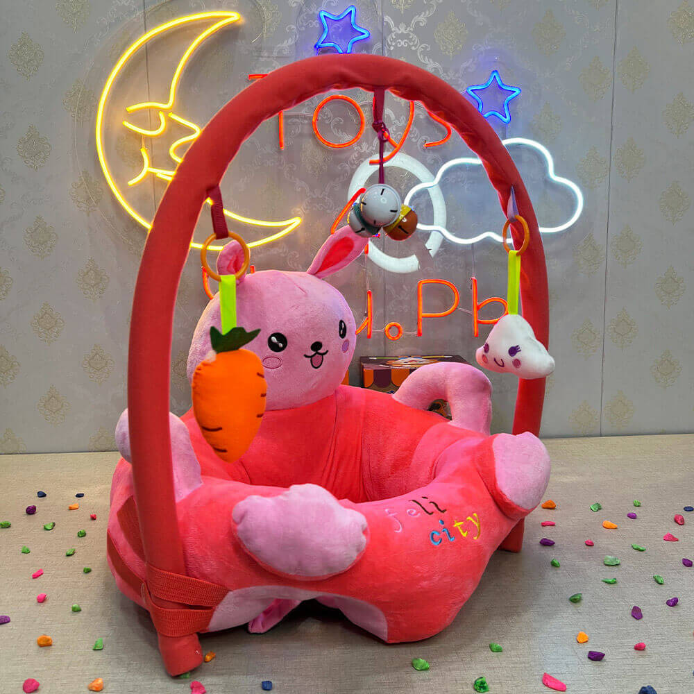 UNICORN BABY SEATER & TRAINER WITH RATTLES