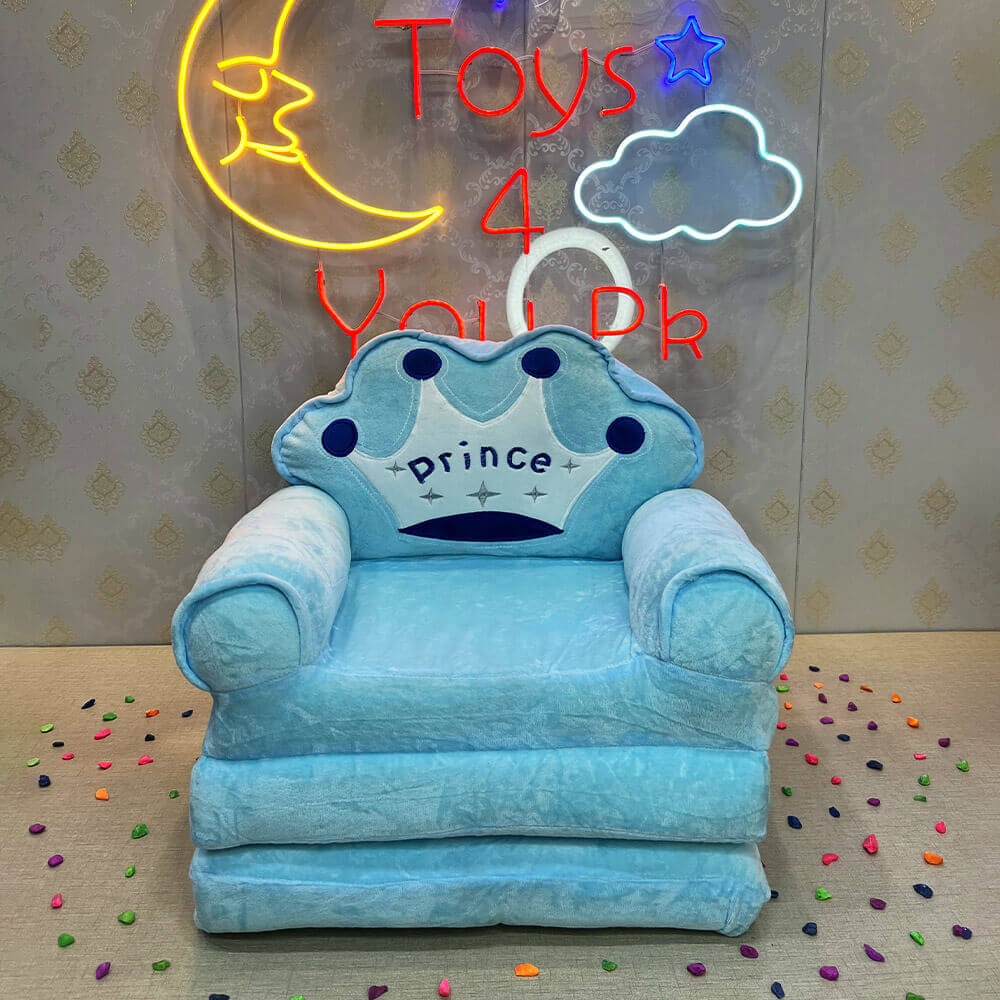 KIDS FOLDABLE SOFA CUM-BED SEATER - 3 STEP