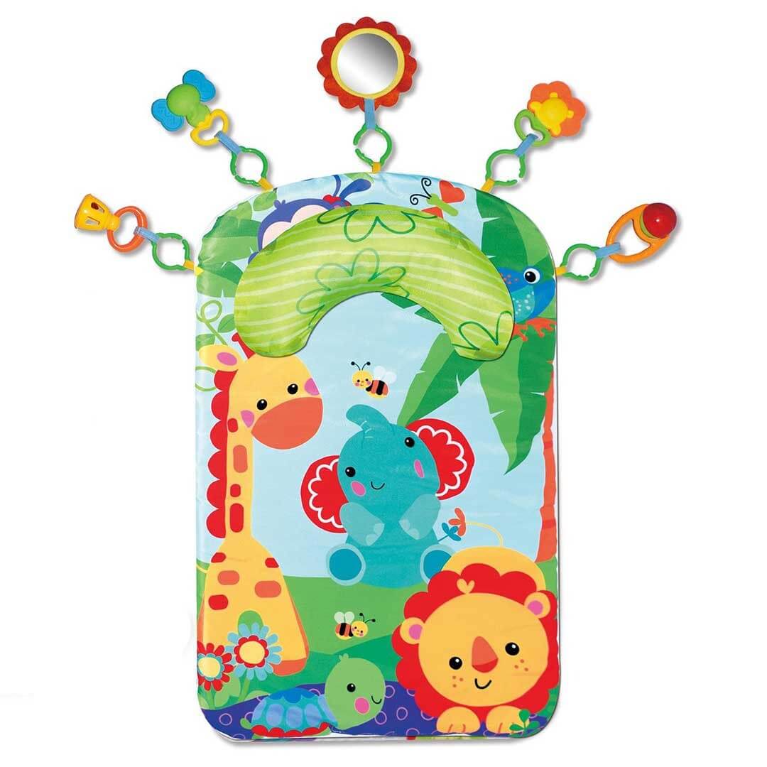 BABY ACTIVITY SOFT BLANKET WITH RATTLE