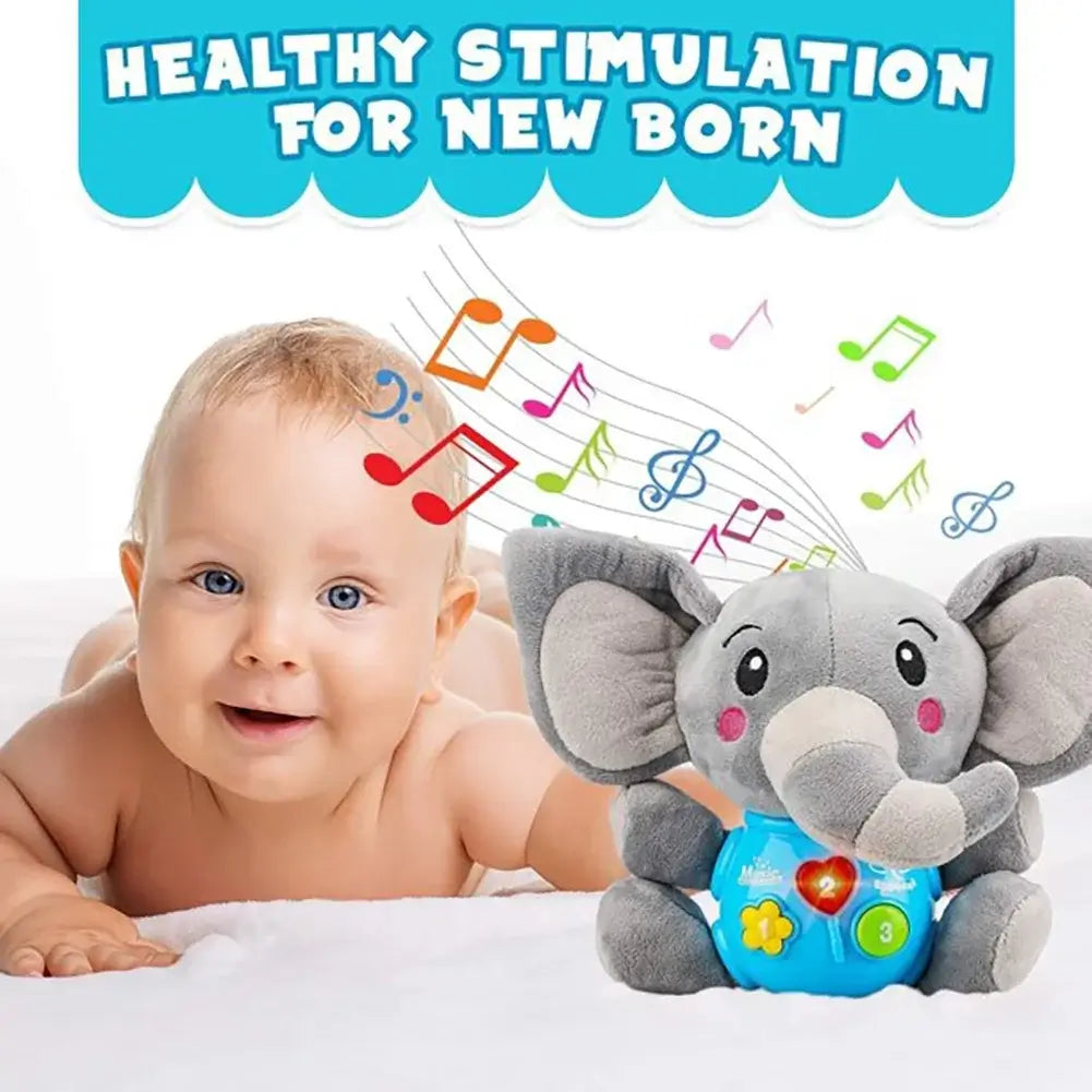 MUSICAL PLUSH ELEPHANT BABY TOY