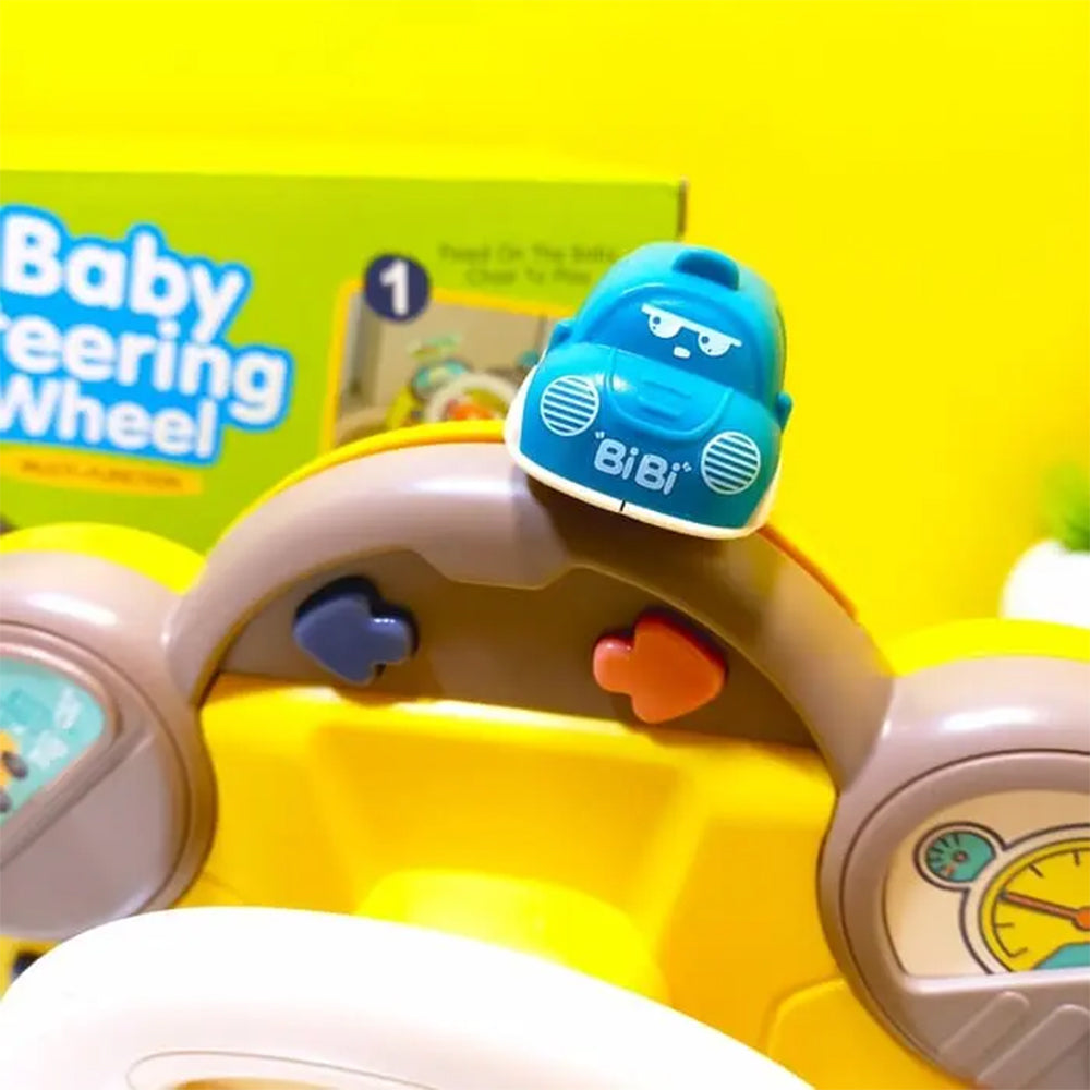 FULLY FUNCTIONAL MUSICAL STEERING WHEEL FOR KIDS