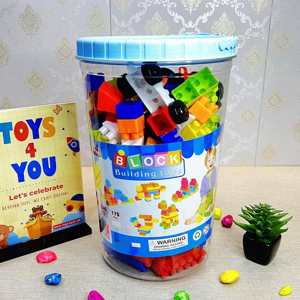 170 PCS WONDER-PLAY BLOCKS BUCKET