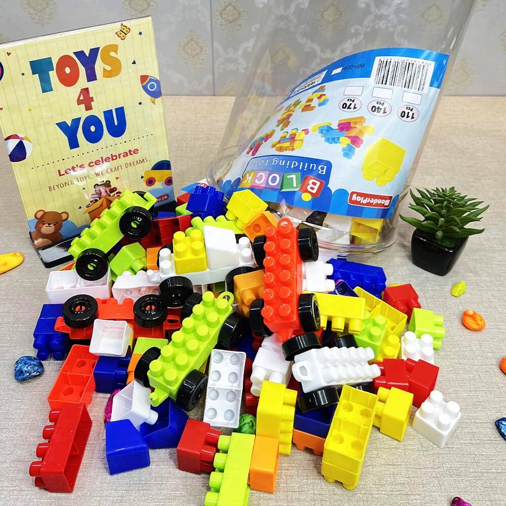 170 PCS WONDER-PLAY BLOCKS BUCKET