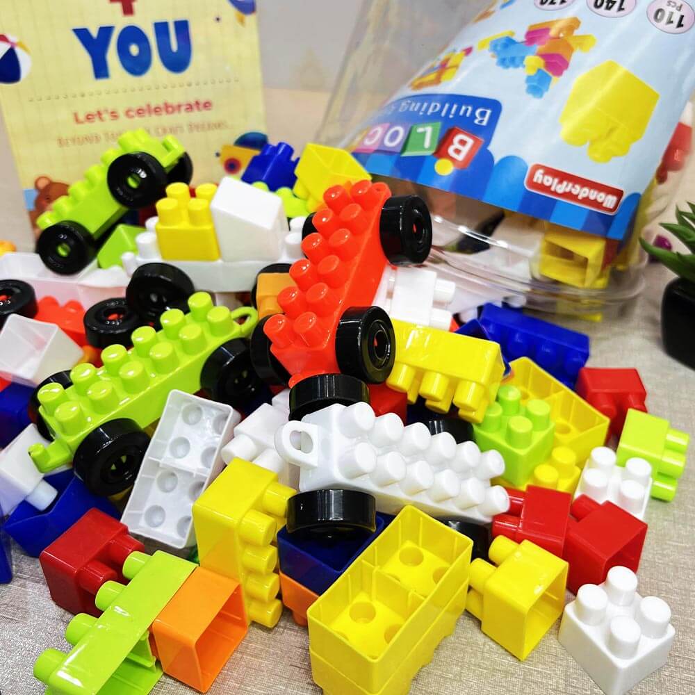 170 PCS WONDER-PLAY BLOCKS BUCKET