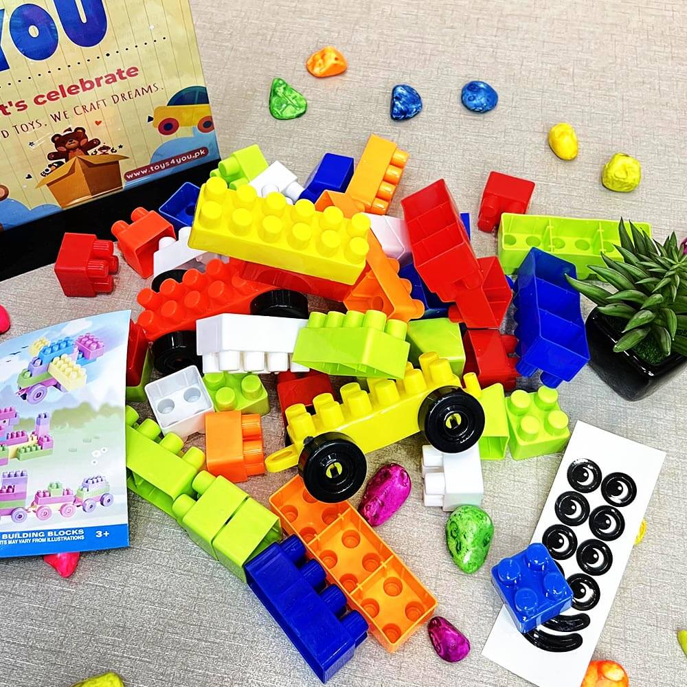 55 PCS WONDER-PLAY BLOCKS BUCKET