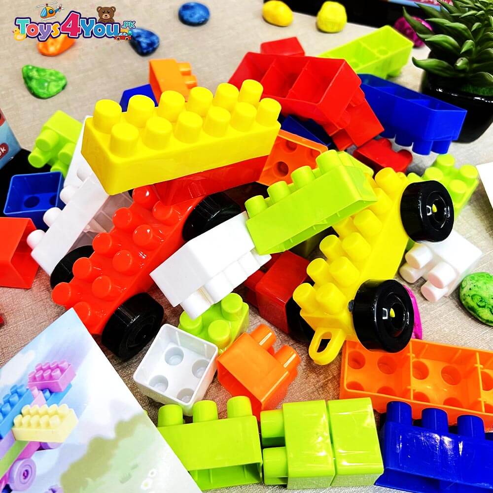 55 PCS WONDER-PLAY BLOCKS BUCKET