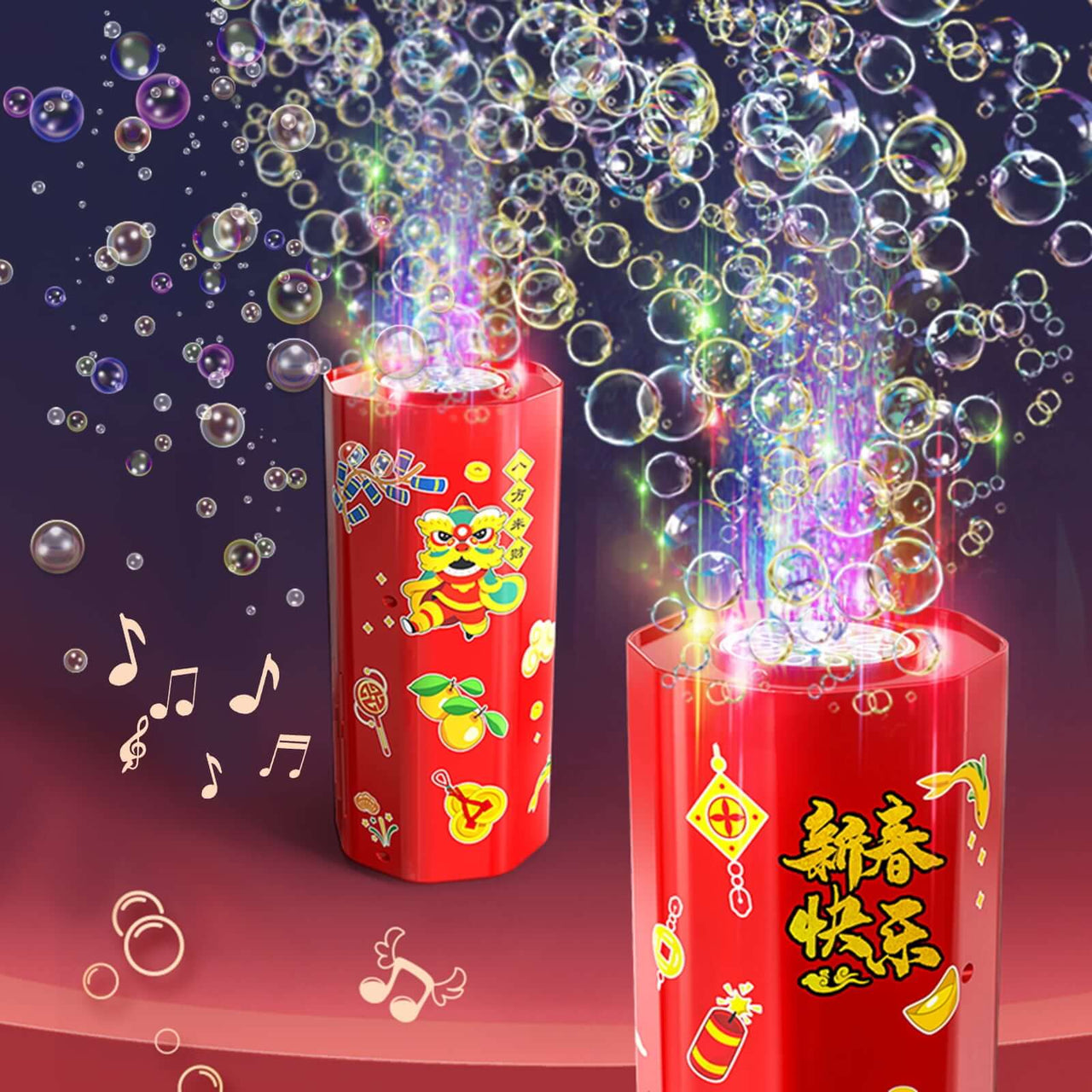 20 HOLE FIREWORKS BUBBLE MACHINE