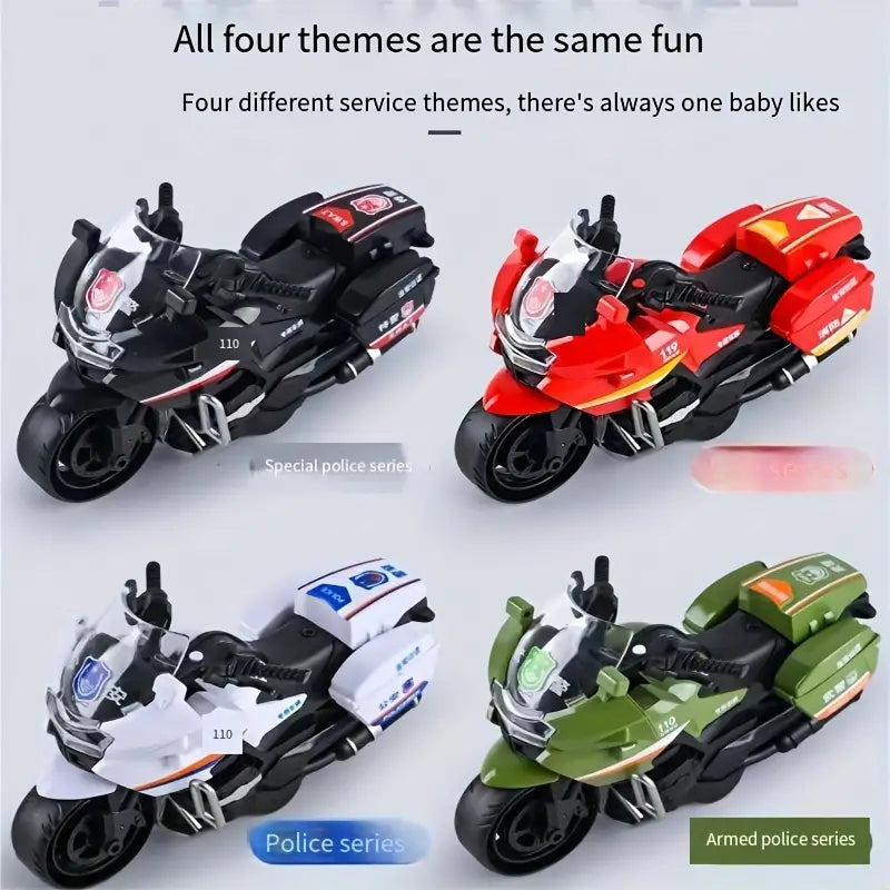 CHILDREN'S TOY  MOTORCYCLE INERTIAL SIMULATION