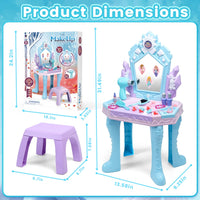 Thumbnail for MAKEUP & FASHION DRESSING TABLE WITH LIGHT & SOUND