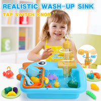 Thumbnail for 2 IN 1 DINOSAUR ELECTRIC DISHWASHER SINK PRETEND PLAY