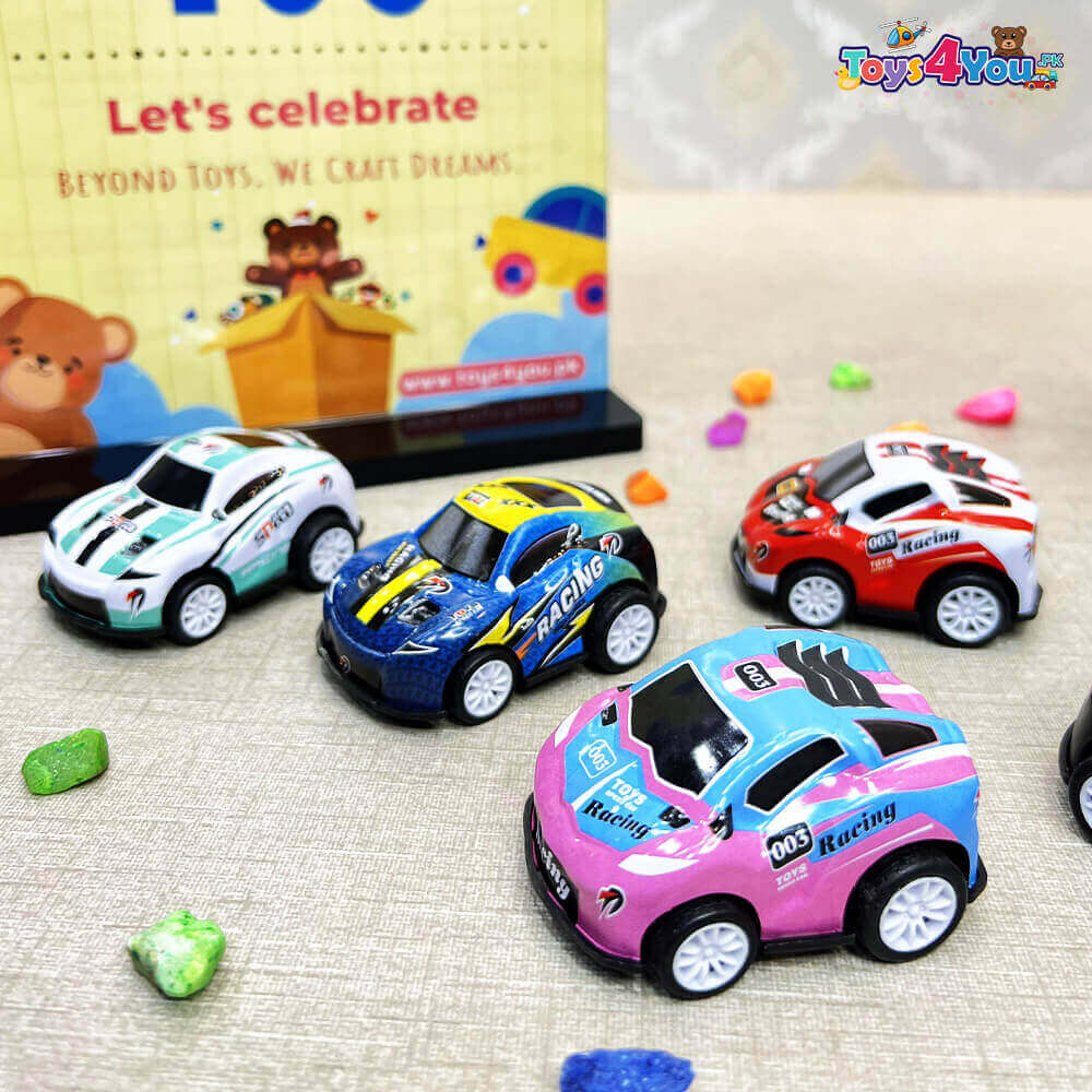 KIDS MINI CARTON DIE CAST MODEL - 6 PCS