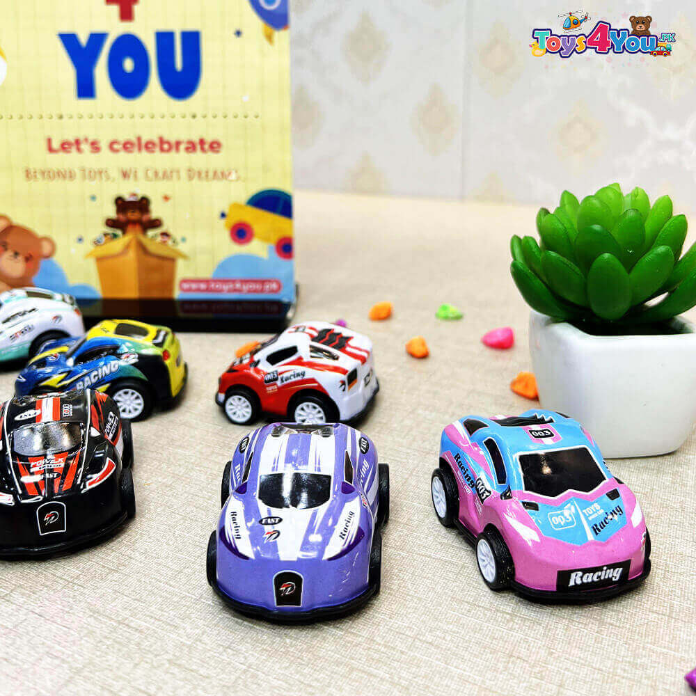 KIDS MINI CARTON DIE CAST MODEL - 6 PCS