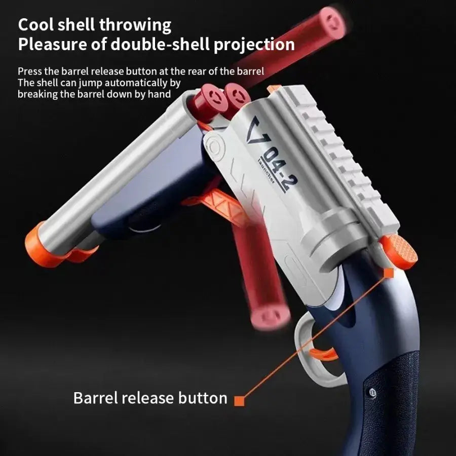 DOUBLE BLAST SOFT BULLET GUN FOR KIDS