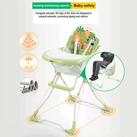 Thumbnail for SHENMA BABY HIGH CHAIR WITH REMOVABLR TRAY