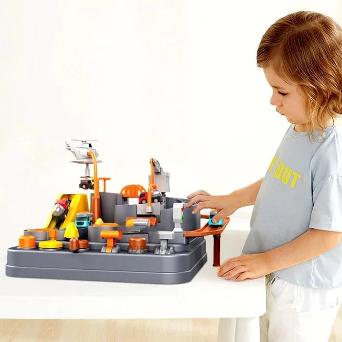 EDUCATIONAL RACING RAIL CAR ADVENTURE GAME