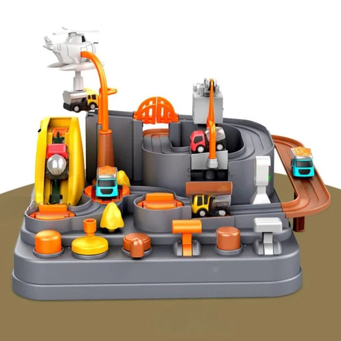 EDUCATIONAL RACING RAIL CAR ADVENTURE GAME