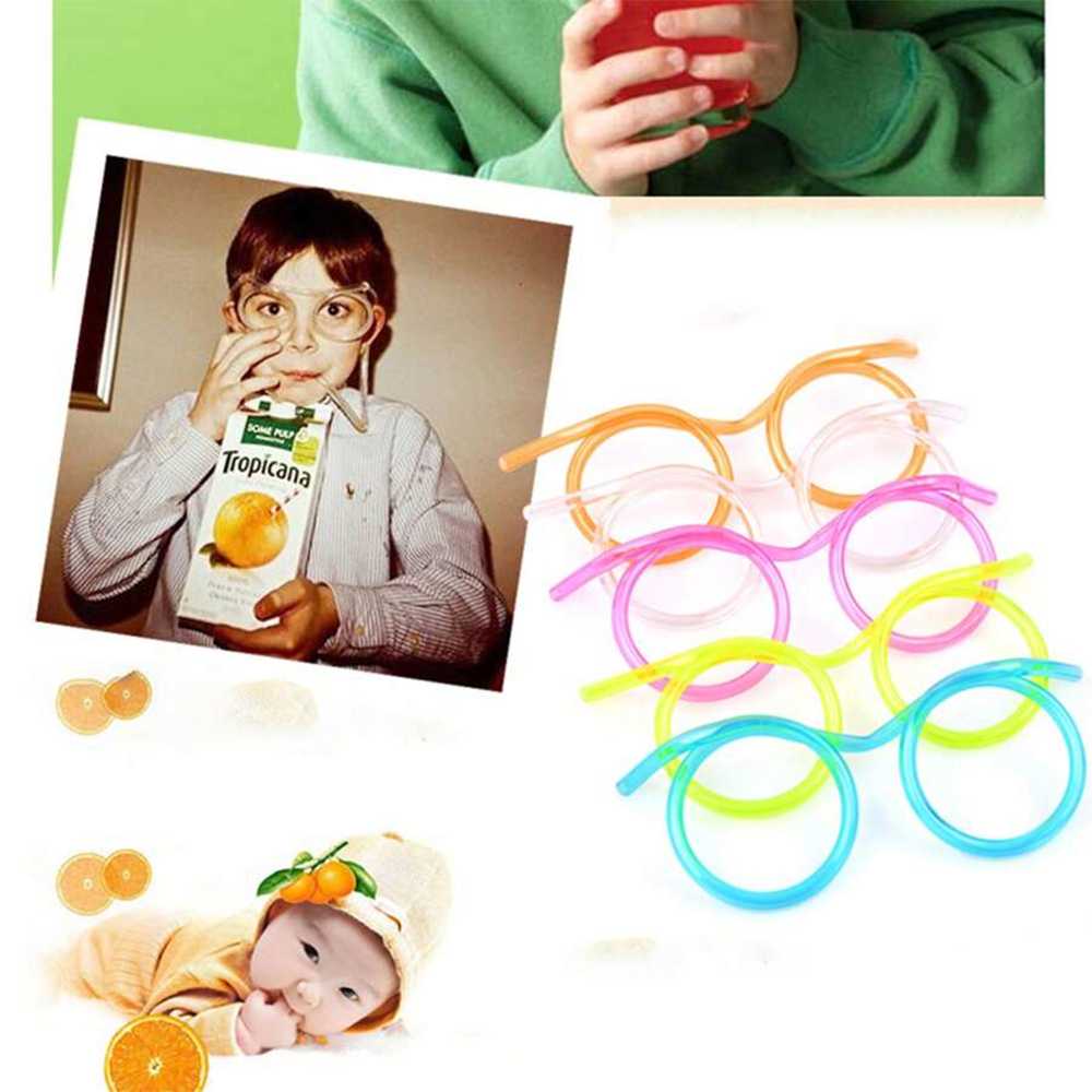 FUNNY PARTY SILLY STRAW GLASSES FOR KIDS