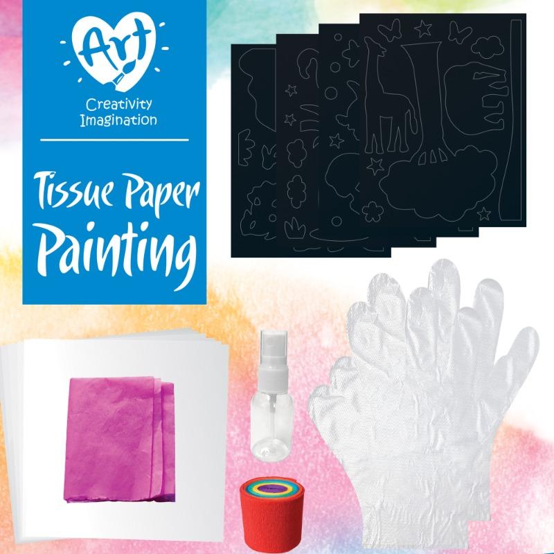 TISSUE PAPER PAINTING