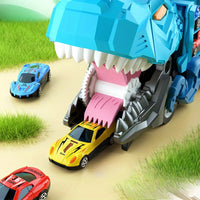 Thumbnail for 2 IN 1 DINOSAUR TRANSPORT TRUCK TRACK SET