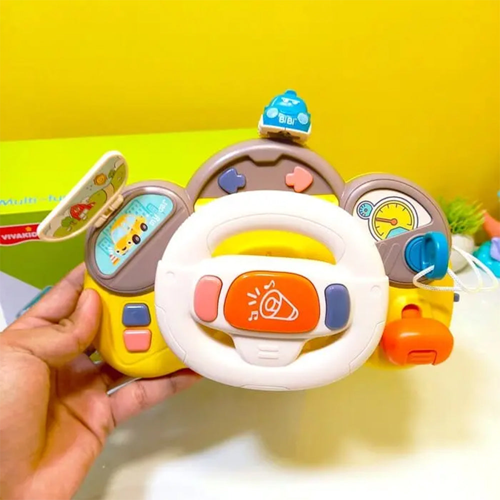 FULLY FUNCTIONAL MUSICAL STEERING WHEEL FOR KIDS