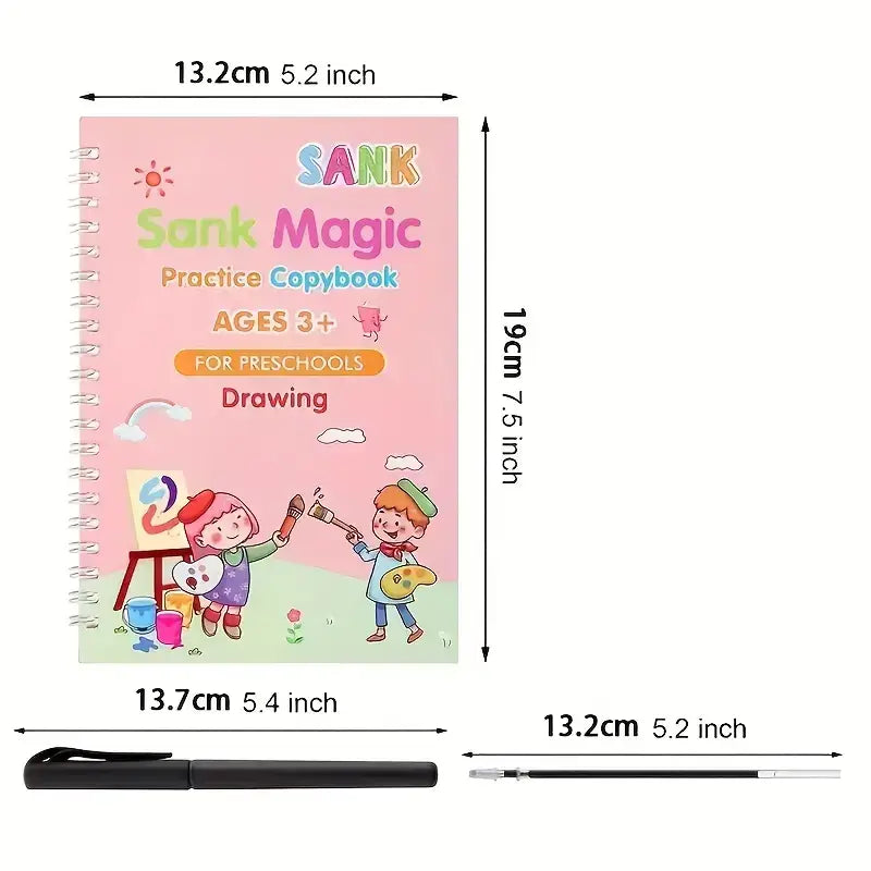 SANK PRACTICE BOOK FOR KIDS - PACK OF 4