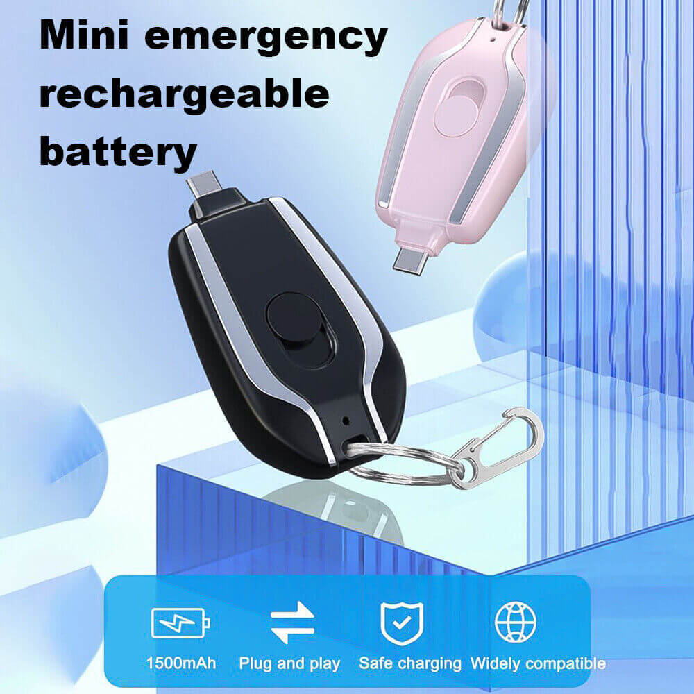 PORTABLE KEYCHAIN MINI POWER BANK