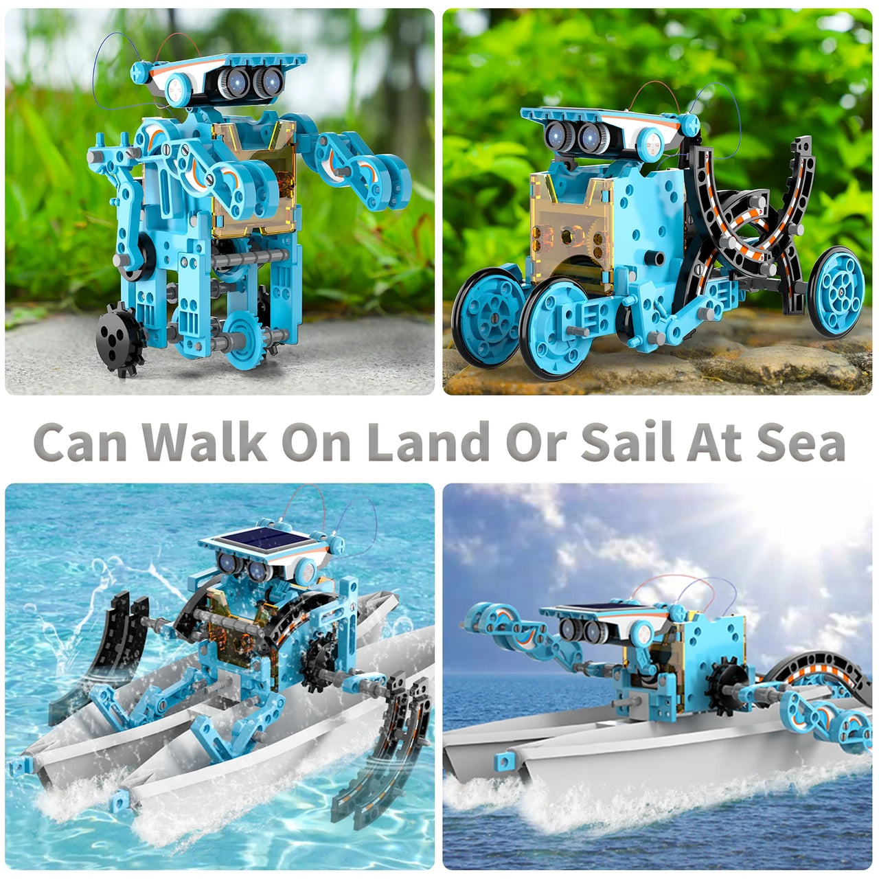 12 IN 1 LUCKY DOUG SOLAR ROBOT KITS FOR KIDS