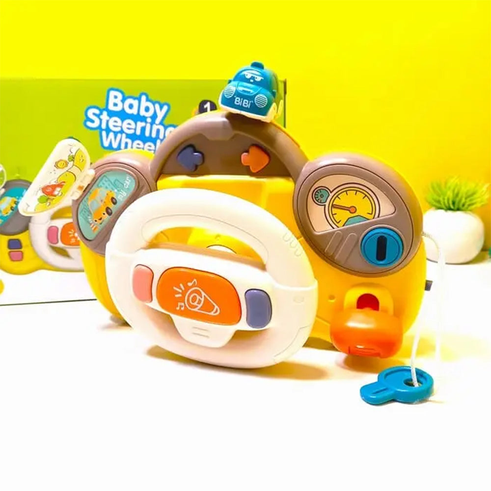 FULLY FUNCTIONAL MUSICAL STEERING WHEEL FOR KIDS