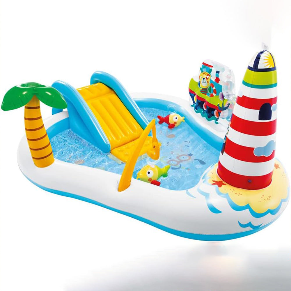 INTEX FISHING FUN PLAY CENTER INFLATABLE KIDDIE POOL - 57162