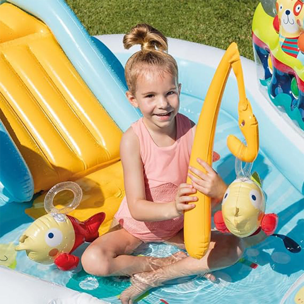 INTEX FISHING FUN PLAY CENTER INFLATABLE KIDDIE POOL - 57162